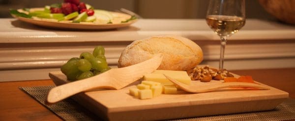 Maple Wood Cutting Board - Cheese Platter or Charcuterie Board