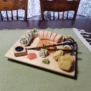 Planche à découper en bois d'érable - Planche à sushi