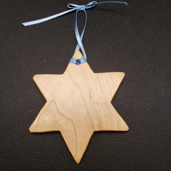 6-Point Star Ornament to honor both Christmas and Hanukkah