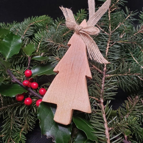 JUstenbois Maple Wood Christmas Tree Ornament